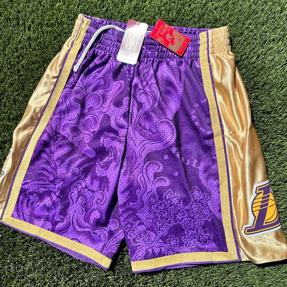 Lakers Purple Kobe Shorts Kobe Bryant Los Angeles Lakers Shorts